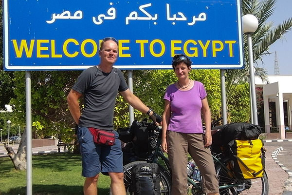 Ankunft in Ägypten