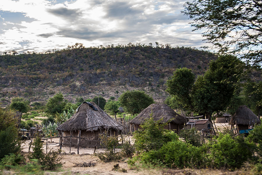 Dorf nahe Hwange