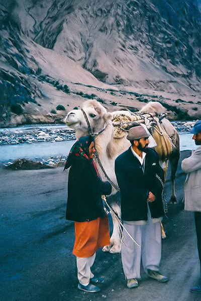 Einheimische in Süd-Xinjiang