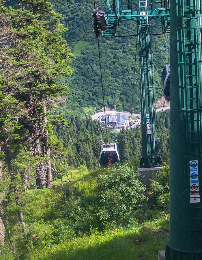 Seilbahn zum 'Drachenkopf' / Huanglong