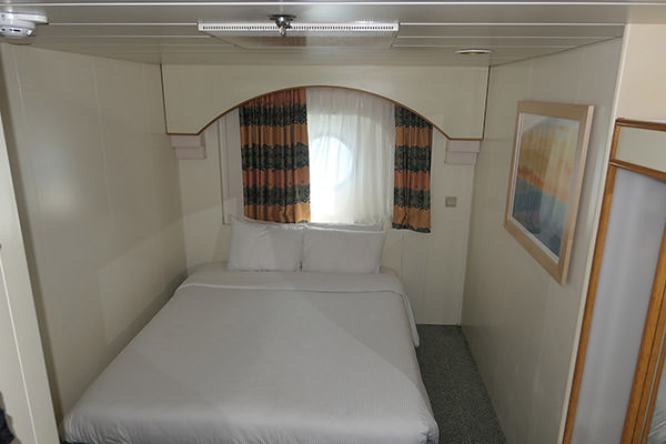 Außenkabine der MV Sovereign