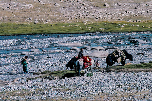 Tibetische Pilger am Kailash