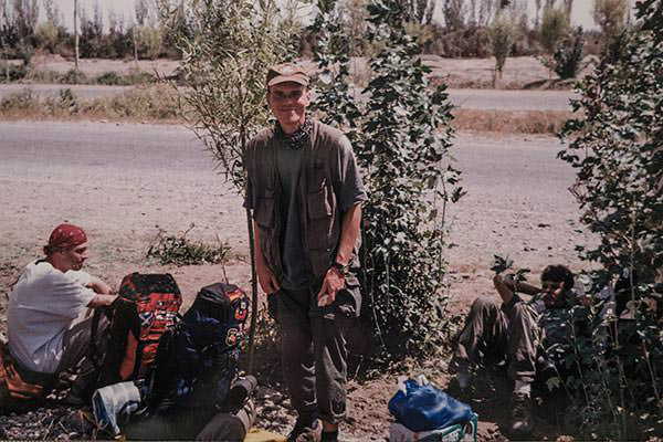 'Haltestelle' in Kargilik / Xinjiang