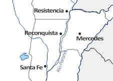 Überquerung des Rio Parana