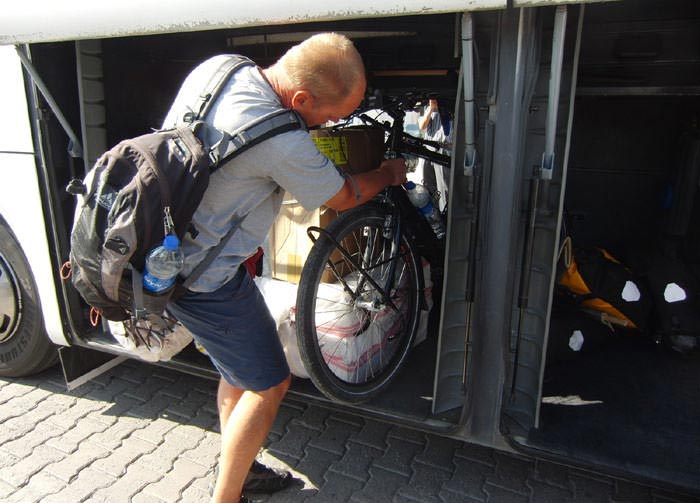 Radtransport nach Kappadokien