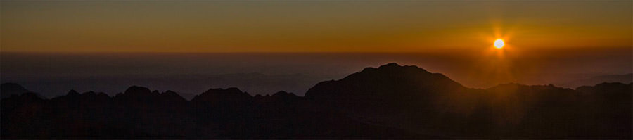 Sonnenaufgang am Sinai