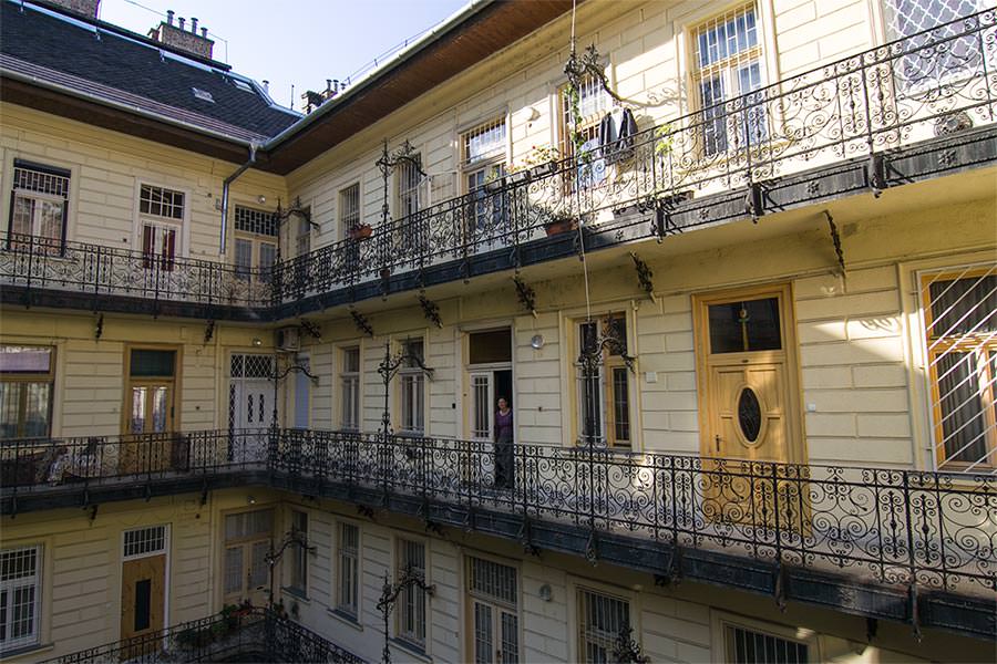 Unterkunft in Budapester Mietshaus