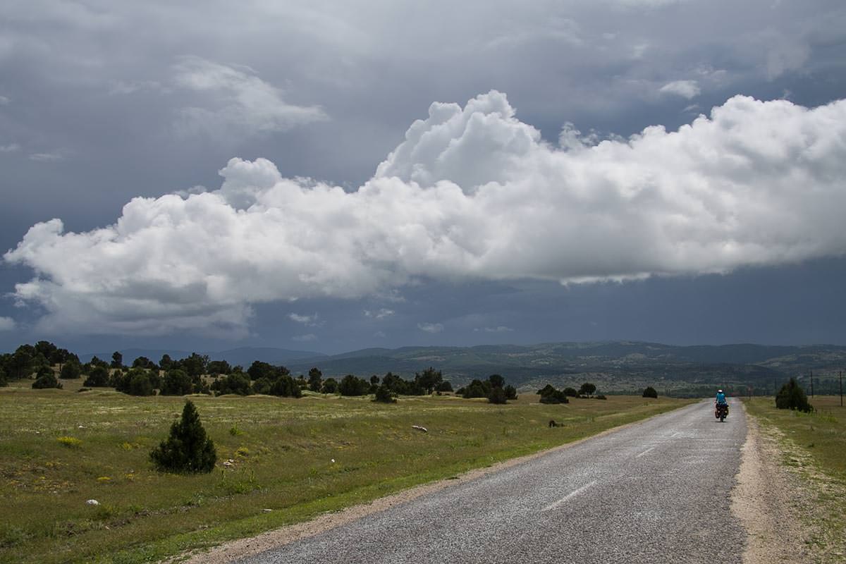 Schlechtwetterfront bei Çavdarhisar