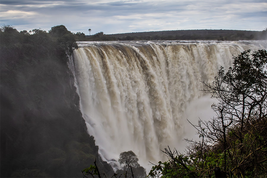 Zambesi-River und Vic Falls