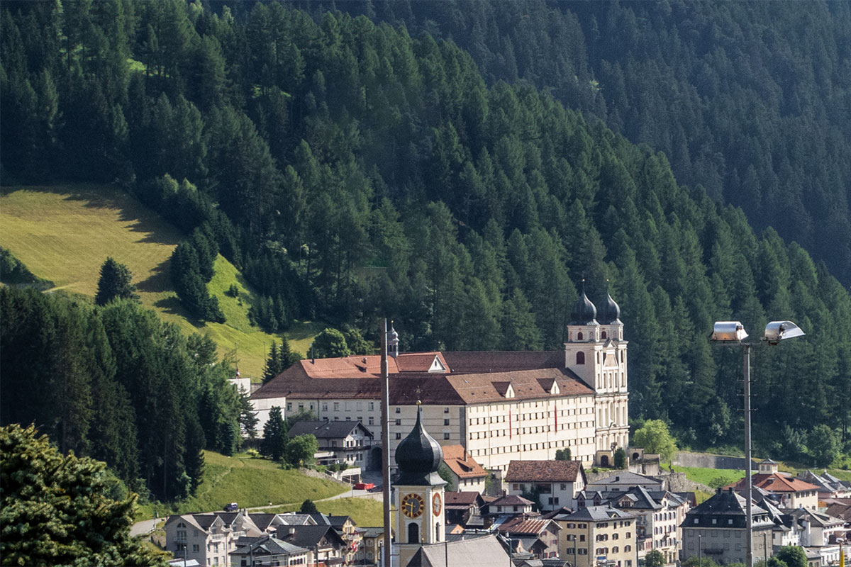 Abtei in Disentis / Schweiz