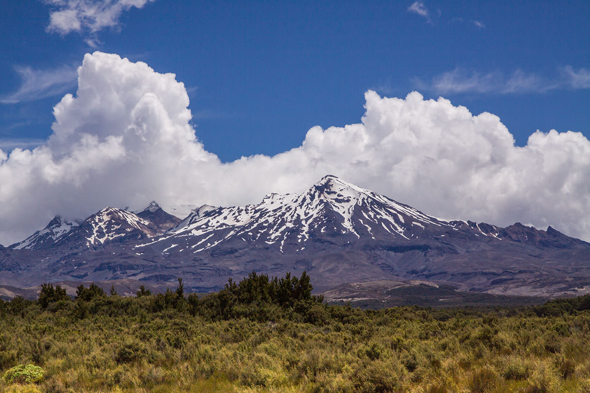 Bergkette im Tongariro NP