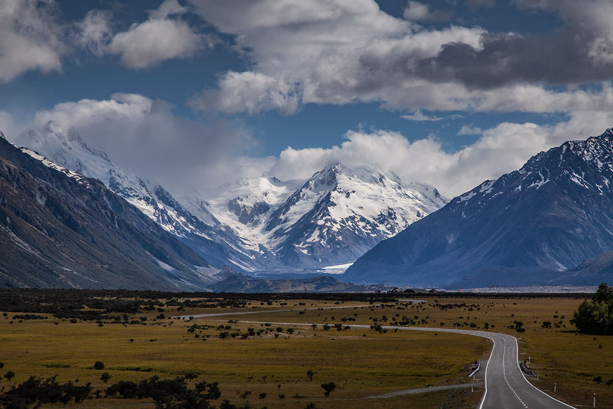 Mt. Cook Road / Neuseeland