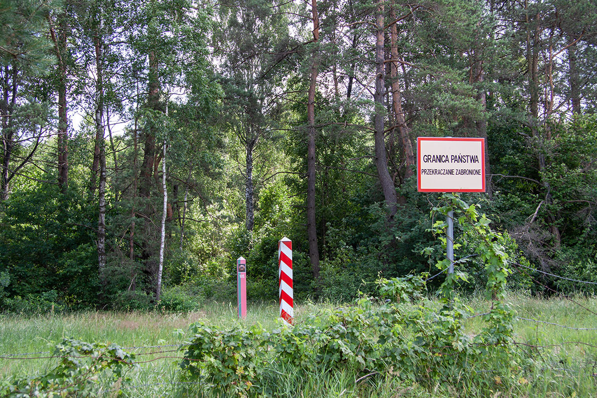 Grenze zu Weißrussland