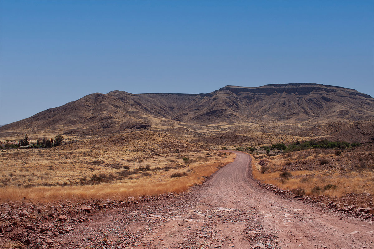 Richtung Sossusvlei / Namibia