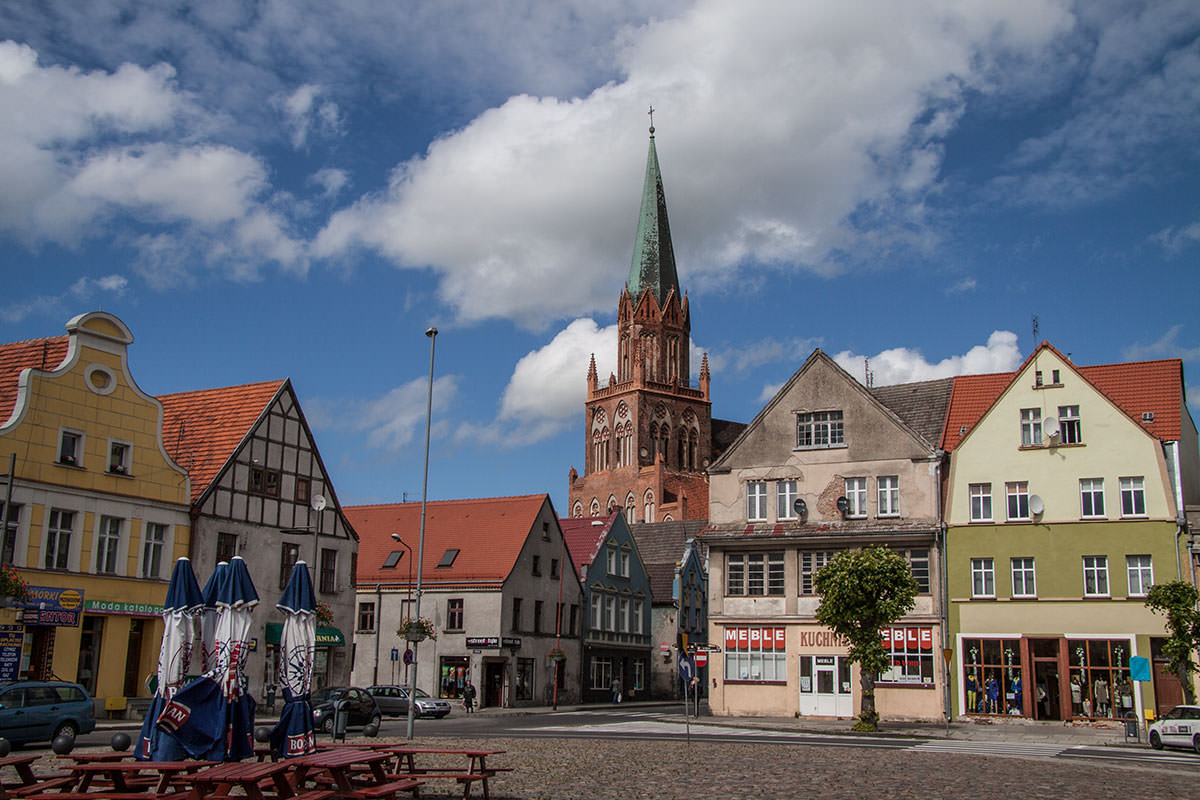 Trzebiatów - Marktplatz